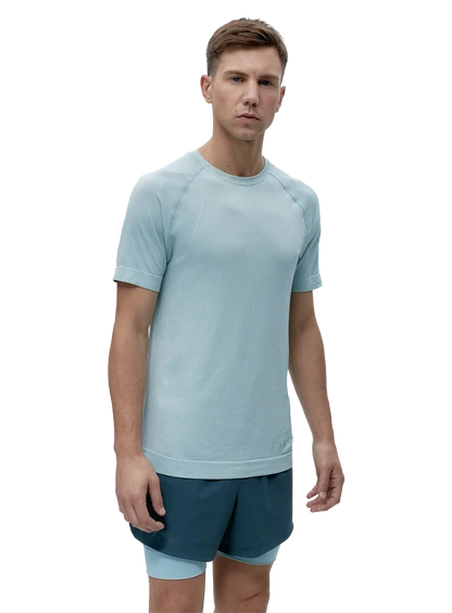 [210000012008] OTAWA - T-Shirt Blue Chalk - BORN LIVING YOGA