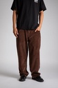 X-TRA BAGGY Cord - Pantalon - HOMEBOY Chocolat Brown 30L32