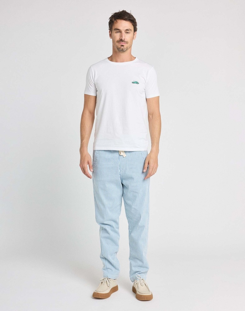 [210000013375] DENING BEACH STRIPE - Pantalon - PULLIN Blue S