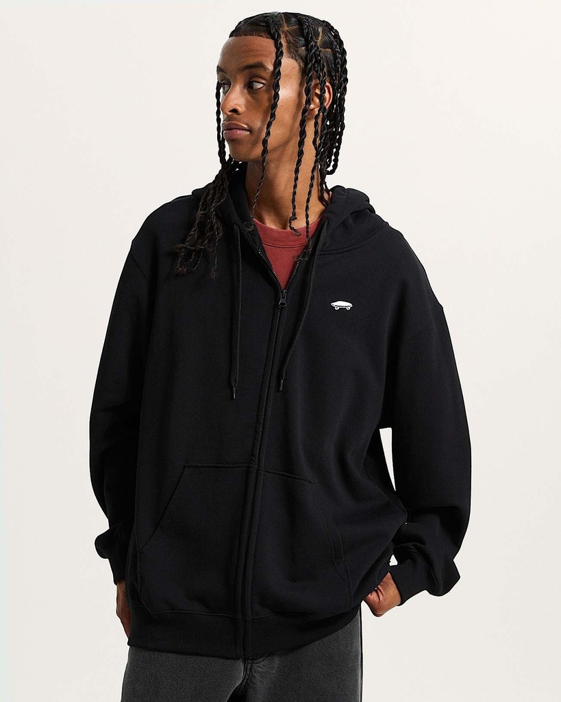 SALTON LOOSE FT FZ PO - Gilet - VANS  Black S