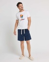 Short Loose Velours Navi - PULLIN M