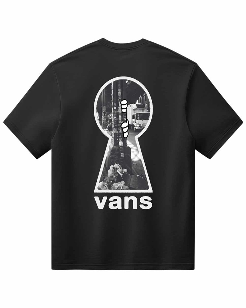 [210000013948] KEYHOLE CLASSIC SS TEE - VANS Black S