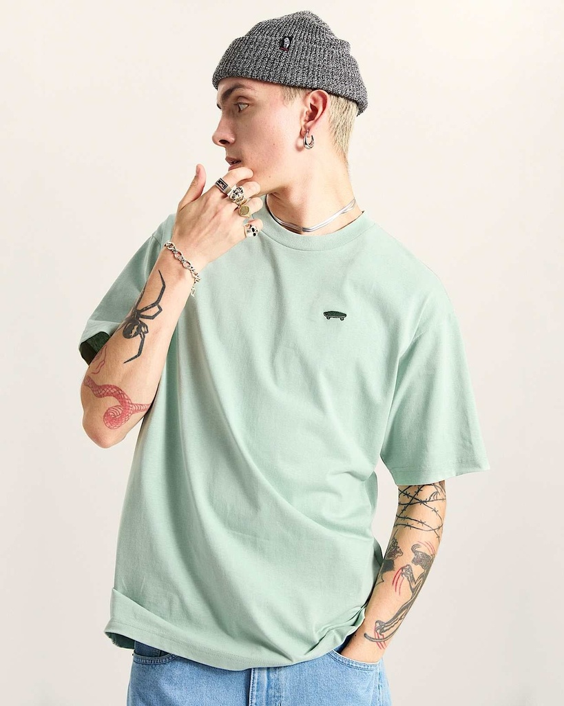 SALTON LOOSE -Tshirt - VANS  Graay Olive L