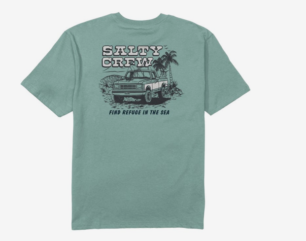 [210000013103] TRUCK STOP CLASSIC - T-shirt - SALTY CREW MOONBEAM M