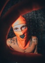 CARBON FLUO ORANGE - Cagoule - WATTS
