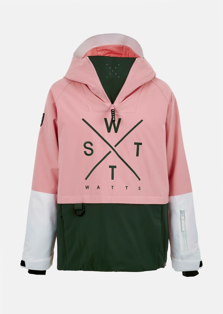 XMETOD  W6152 - Veste snow - WATTS Forest/Blanc L