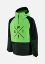 X-METOD - GREEN / FLUO ACID -Veste snow - WATTS W6112 L