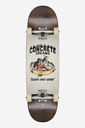 KIDS SOFTIE 83 MID 8.25 COMPLETE SKATEBOARD - DARK MAPLE/CONCRETE DREAMS -  GLOBE
