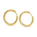 H o l l i e - Hoop Earrings 13mm Stainless Steel - TIMI of SWINEN