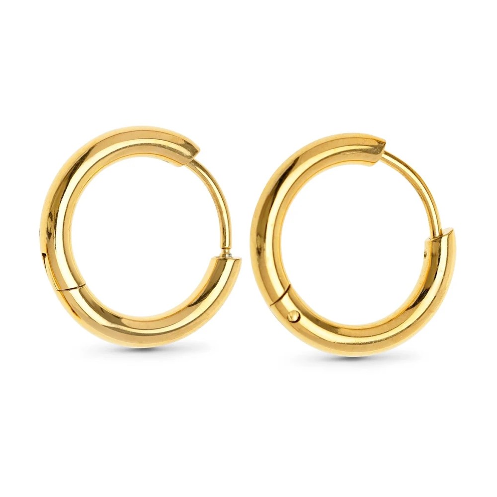 H o l l i e - Hoop Earrings 17mm Stainless Steel - TIMI of SWINEN