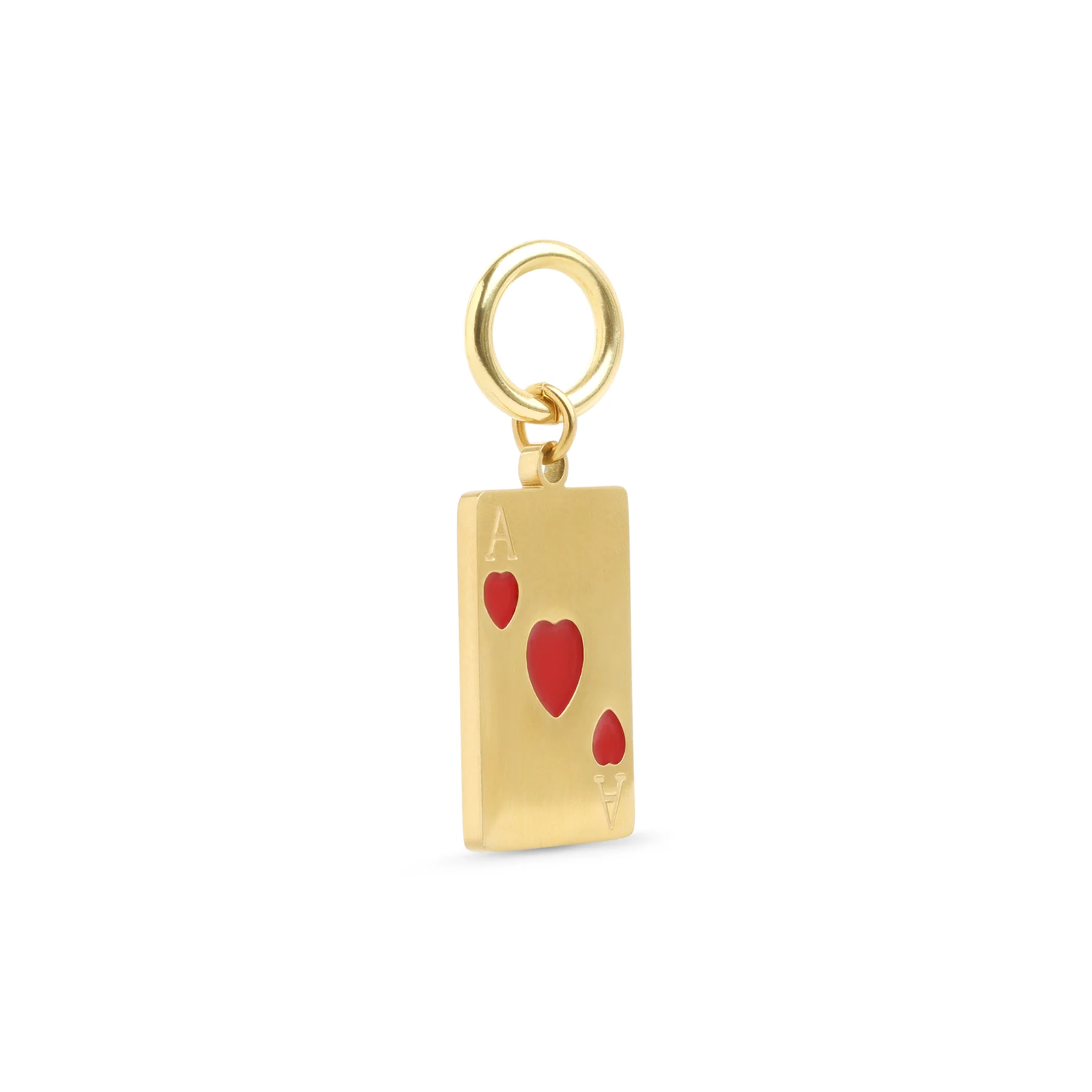 [8557802] E t t a - Ace of Hearts Charm Stainless Steel - TIMI of SWINEN