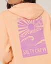 RISE AND SMILE HOODY -  APRICOT - SALTY CREW