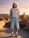 FLAGSHIP FILL MODERN TEE - LILAC FOG - SALTY CREW