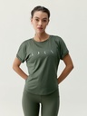 AZAMI - Tshirt Kaki Leaf - BORN LIVING YOGA