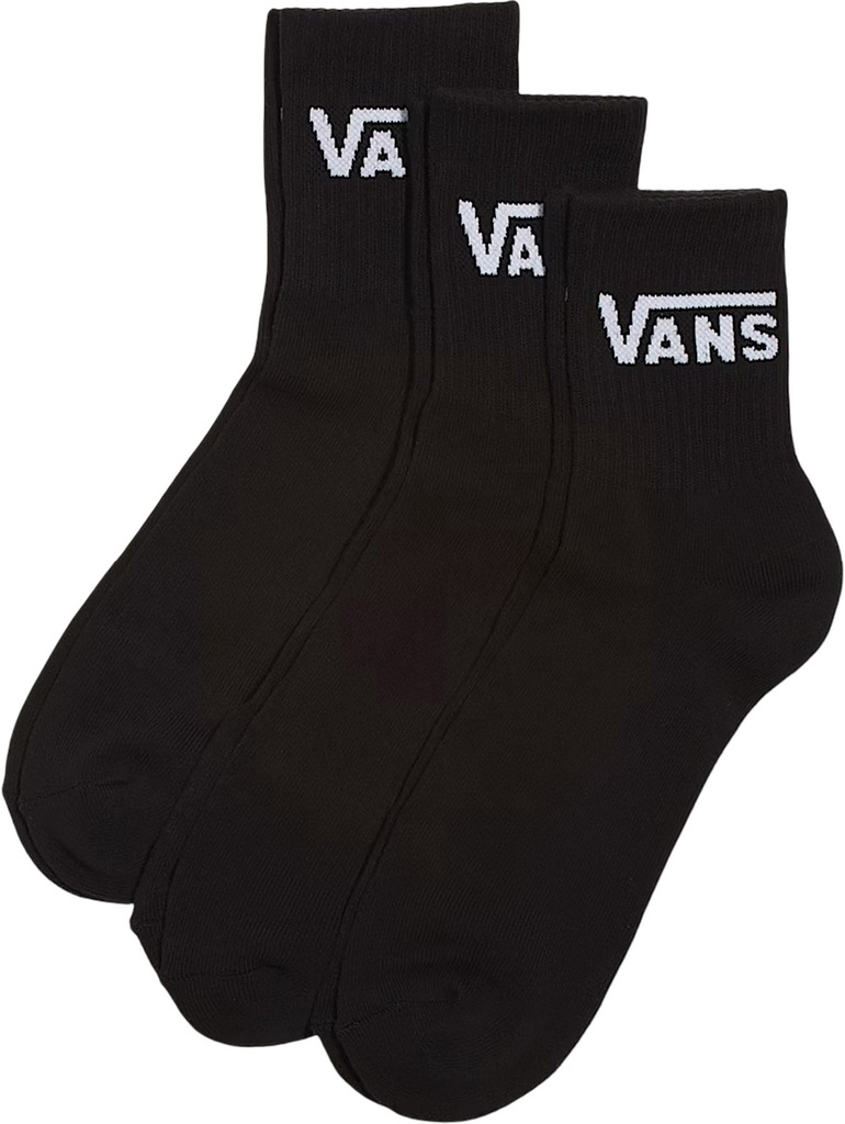 MN CLASSIC CREW  3 PACK Cour - Chaussettes - VANS  Black