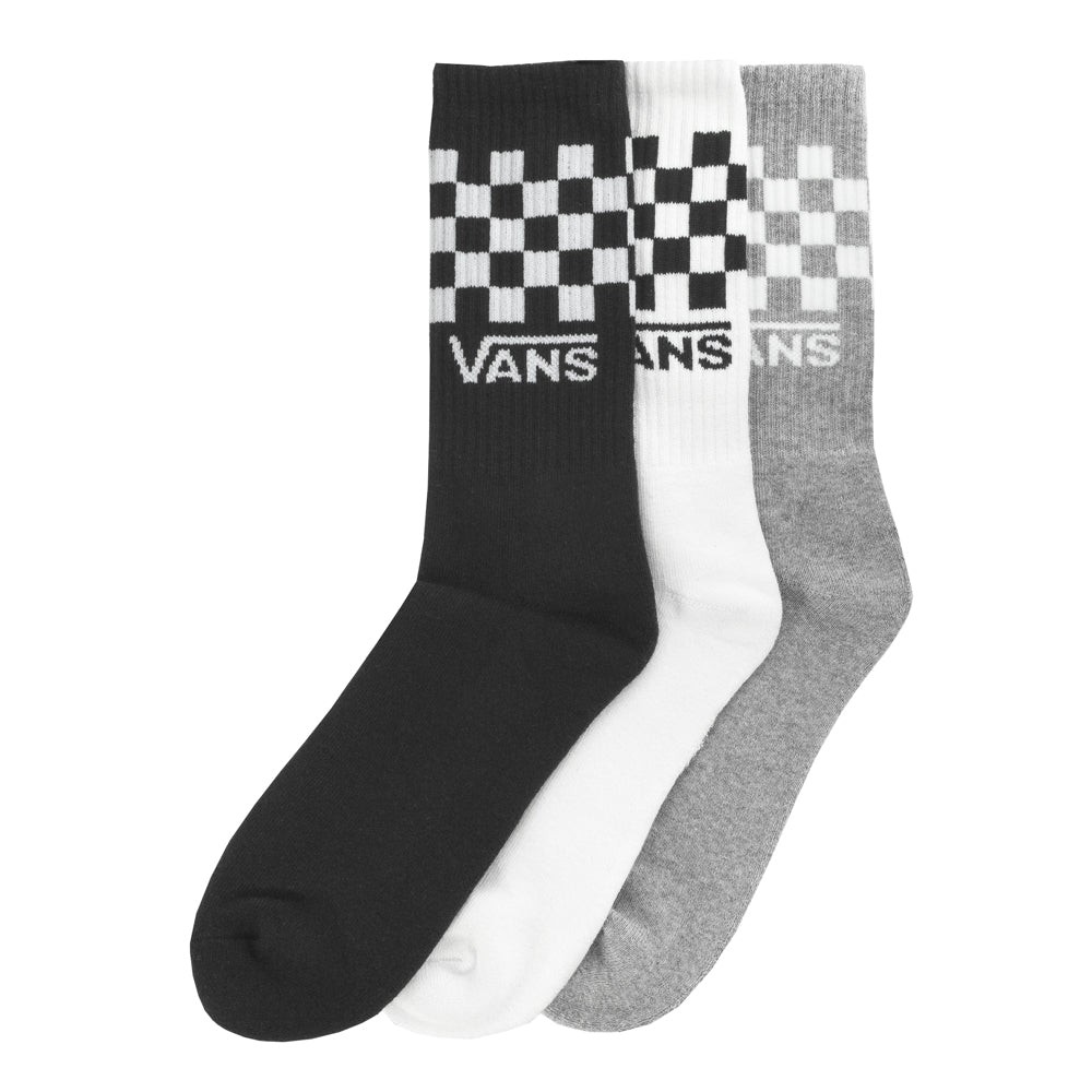 MN CLASSIC CREW  3 PACK long - Chaussettes - VANS  Black Grey