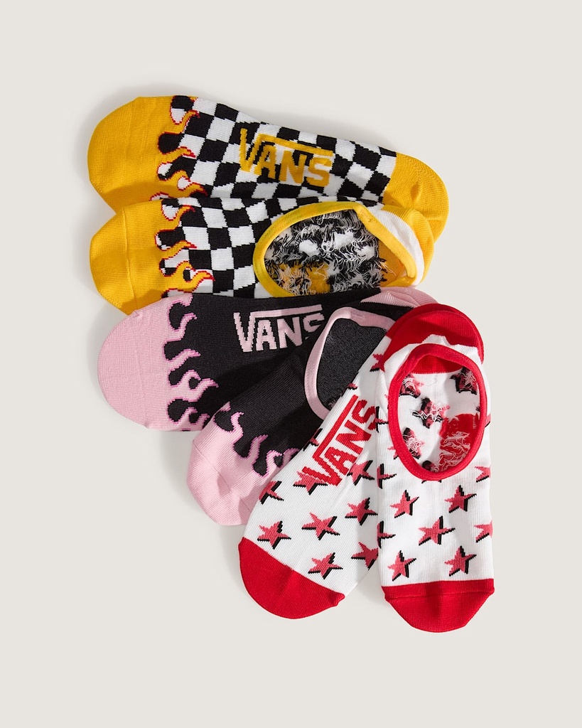 Ticker Canoodle - Chaussettes - VANS RACING RED (38.5 - 42)