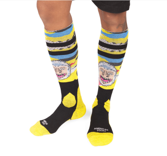 YETI - Chaussettes de Snow - AMERICAN SOCKS   = (S/M=36/41)