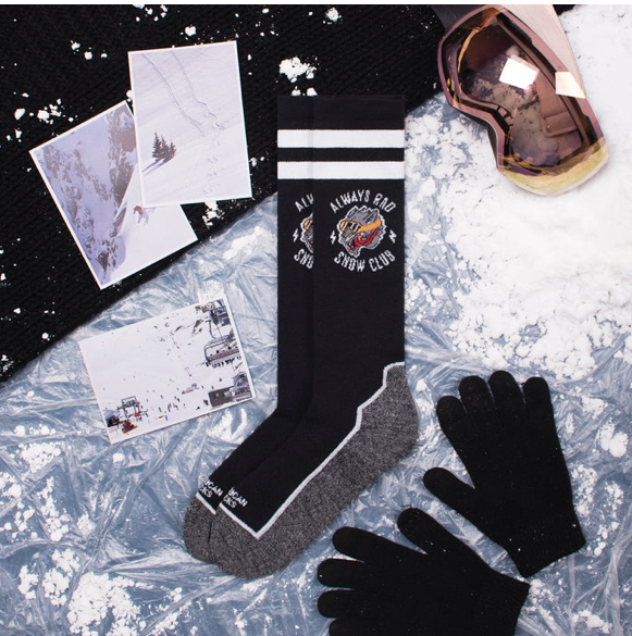 [2100000124367] SNOW CLUB - Chaussettes de Snow - AMERICAN SOCKS (S/M=36/41)
