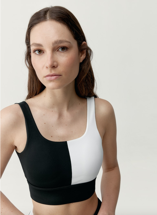 KATE - TOP Black/White - BORN LIVING YOGA (S)
