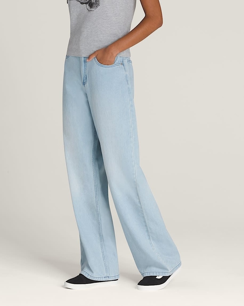 SIRELLE  5 POCKET PUDDLE - Pantalon LIGHT STONEWASH - VANS (29)