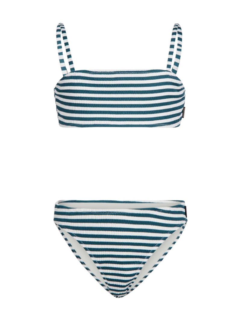 Mezze-Stripe Girls Bikini - BRUNOTTI  Snow (14ans)