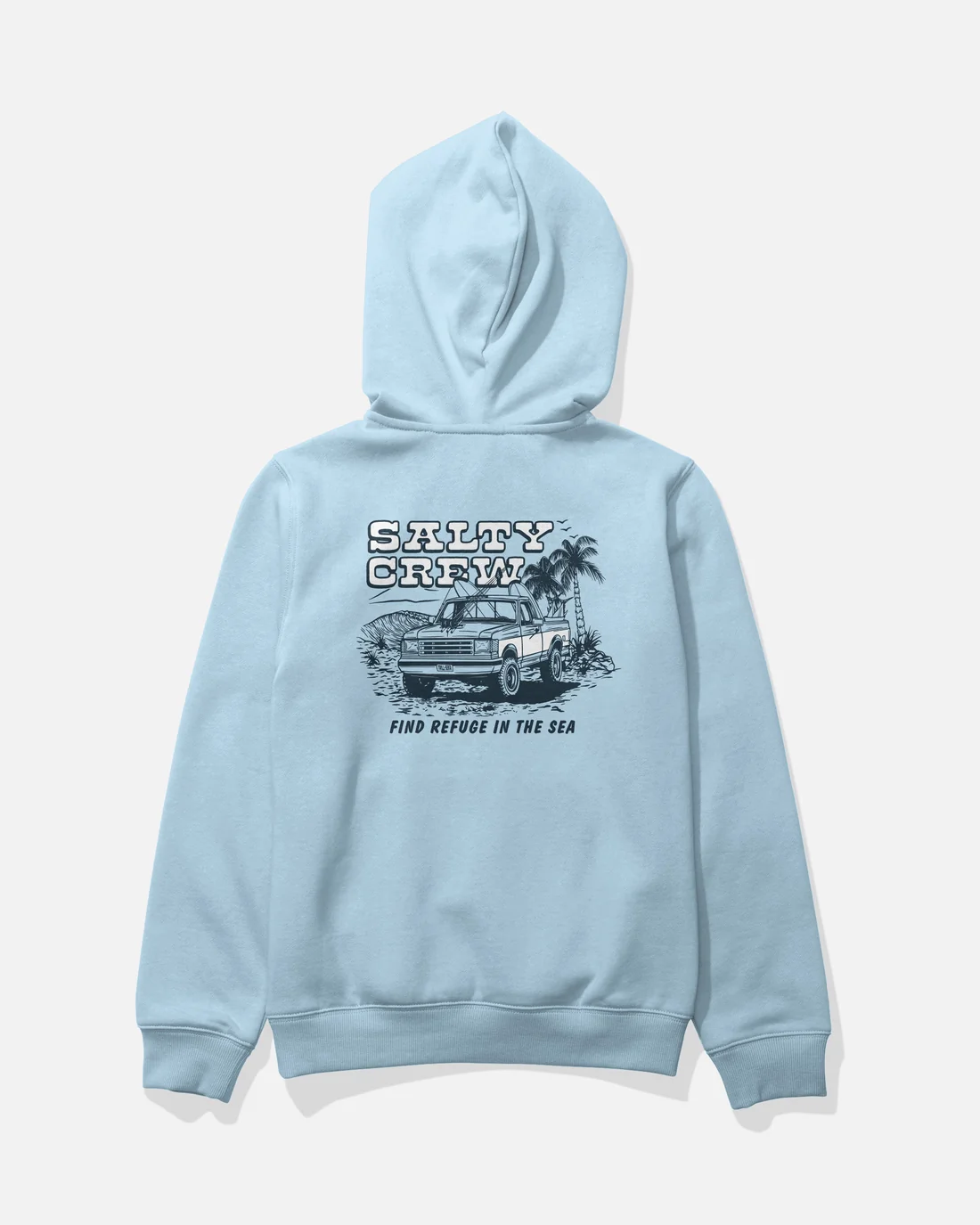 TRUCK STOP BOYS FLEECE - Sweat enfant - SALTY CREW  Clear Sky