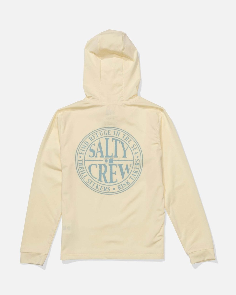 GLOBAL HOOD BOYS SUNSHIRT - Tshirt enfant - SALTY CREW Chartreuse (12ans)