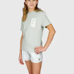 Zennandy Girls T-Shirt - Aqua Grey - BRUNOTTI