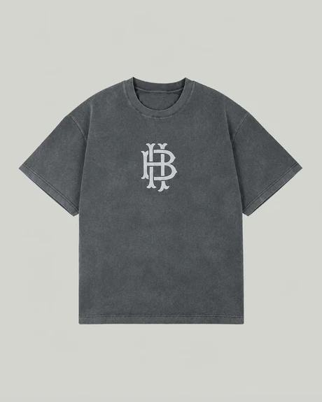 MONOCHROME- Tshirt Grey Washed - HOMEBOY