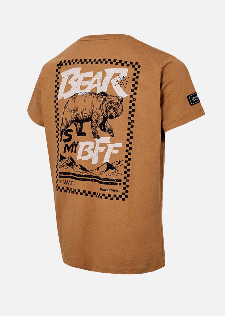 BUDY -Tshirt - WATTS TABACCO BROWN  W1327