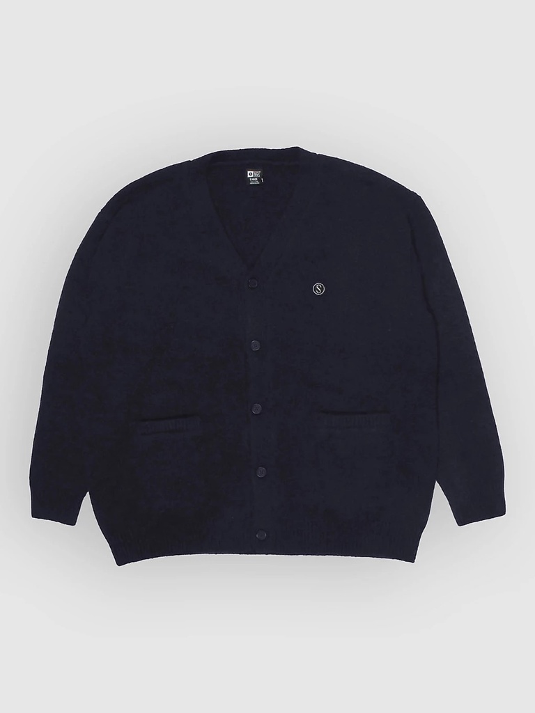 HOOKSET CARDIGAN KNIT MIDNIGHT NAVY - Gilet - SALTY CREW (S)