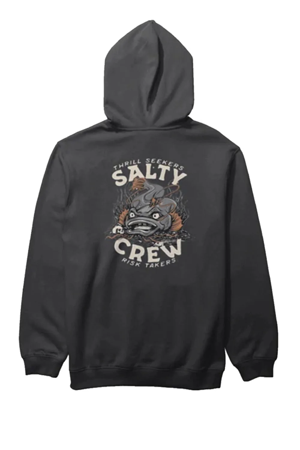 CATFISH MONST HOODIE BLACK - Sweat - SALTY CREW