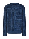 Theo Structure Knit dark steel - Pull - IRIEDAILY