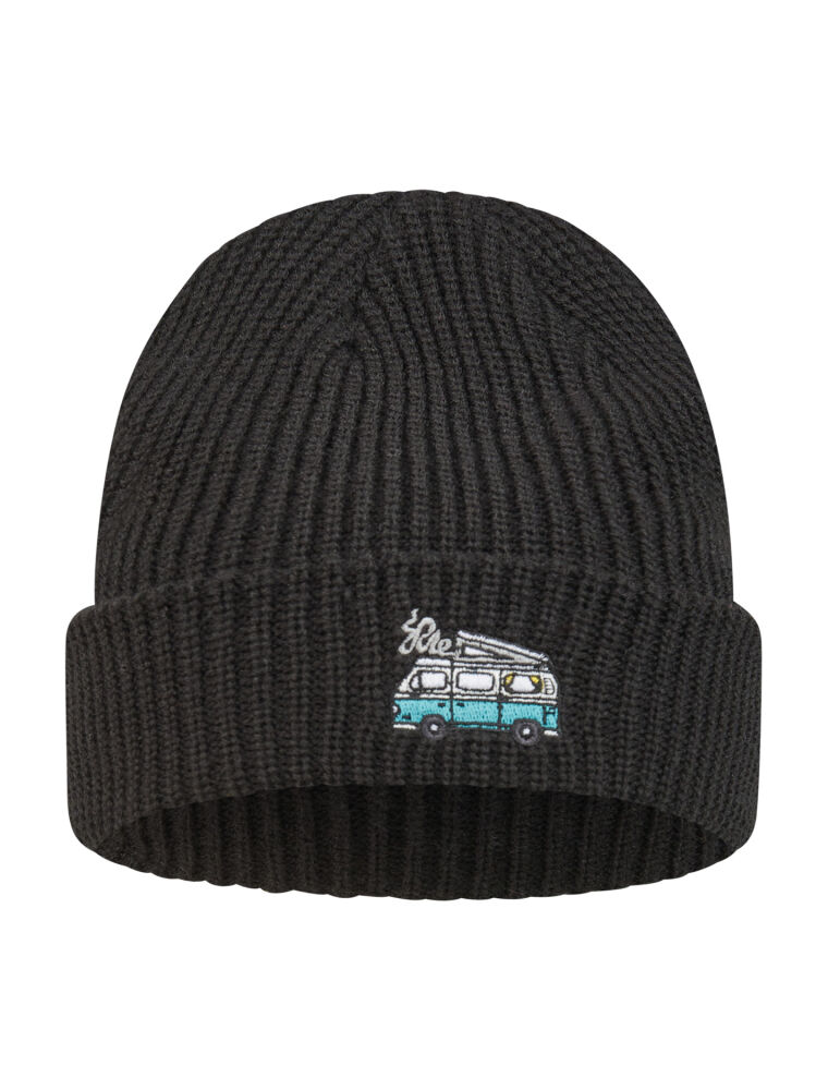 Smokin Van Beanie black - Bonnet - IRIEDAILY