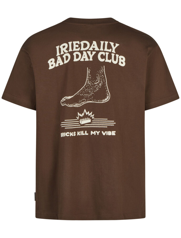 Bad Day Club T-Shirt dark coffee - IRIEDAILY